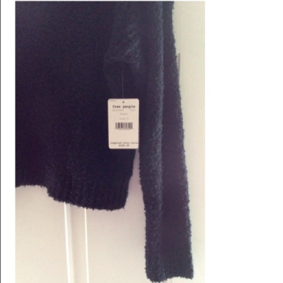 FREE PEOPLE Finders Keepers Sweater NWT Small Blk - Picture 9 of 12